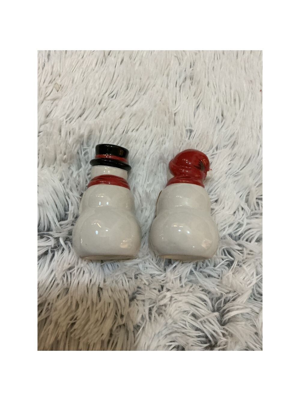 St. Nicholas Square Snowman Salt & Pepper Shakers – Christmas Yuletide - Picture 9 of 9